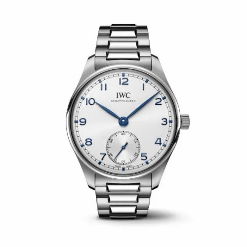 IWC Portugieser Automatic 40 Stainless Steel / Silver - Blue / Bracelet IW3583-12 (IW358312)